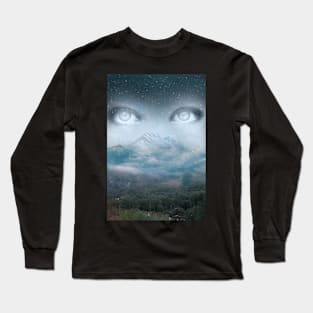 Winter Eyes Long Sleeve T-Shirt